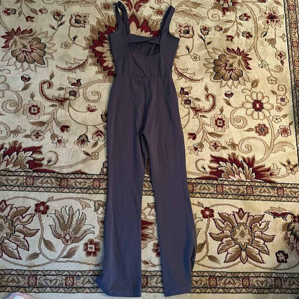 Women's Gray Jumpsuit - Picture 5 of 8